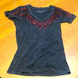 Vintage Affliction Sinful Tee. Come get your wings